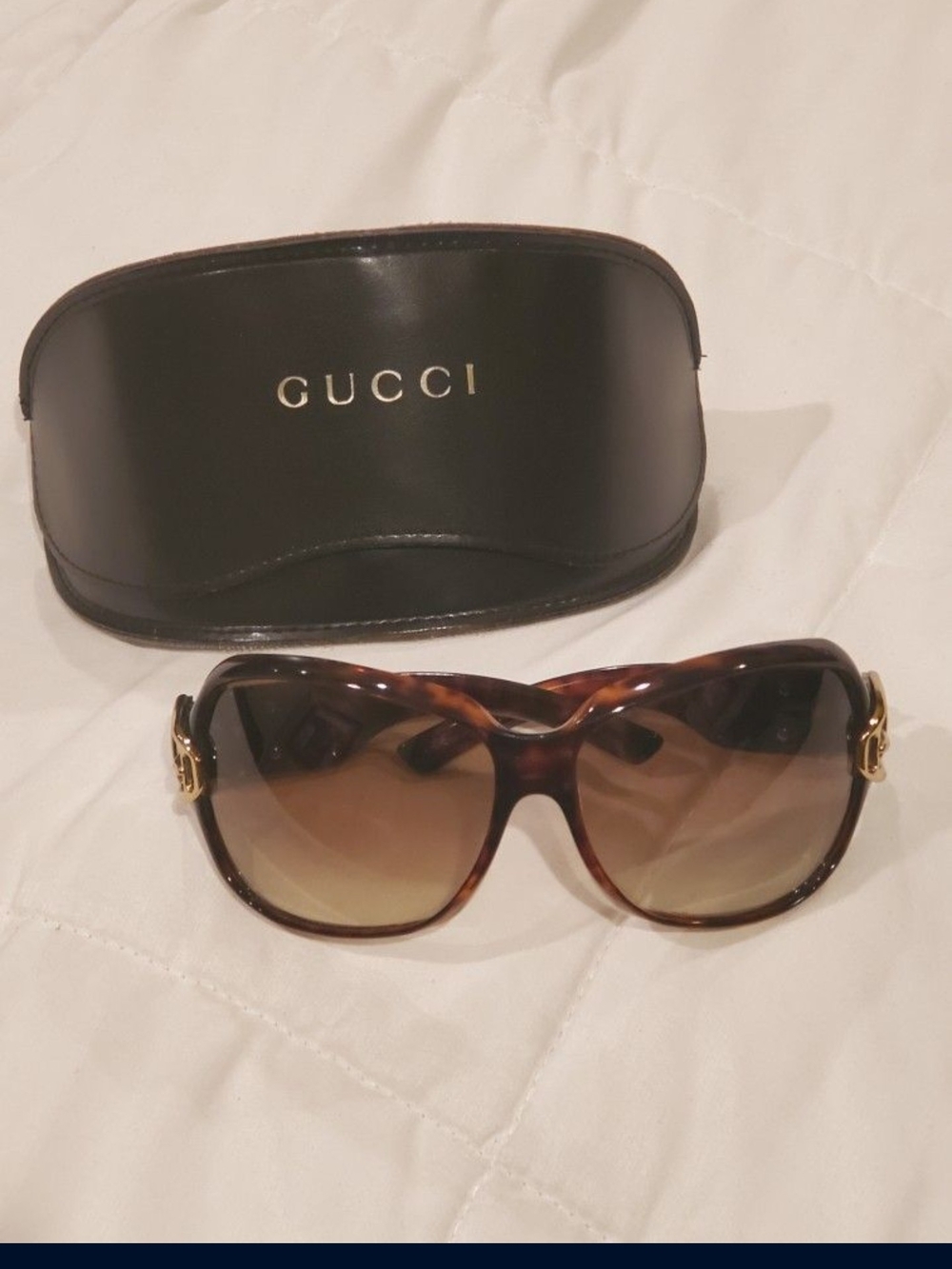 Authentic Gucci Women's Tortoiseshell  Sunglasses